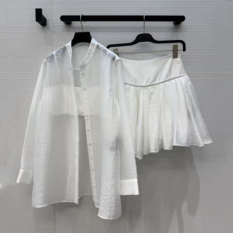 Summer Clothing Linen - Женский топ без бретелек + рубашка