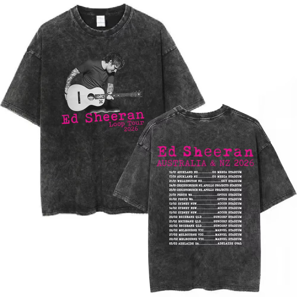Summer Clothing Australia - Футболка Ed Sheeran Loop Tour Australia