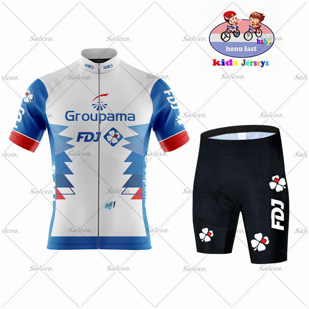 Summer Clothing Kids Sale - Детский комплект велосипедного трикотажа FDJ для