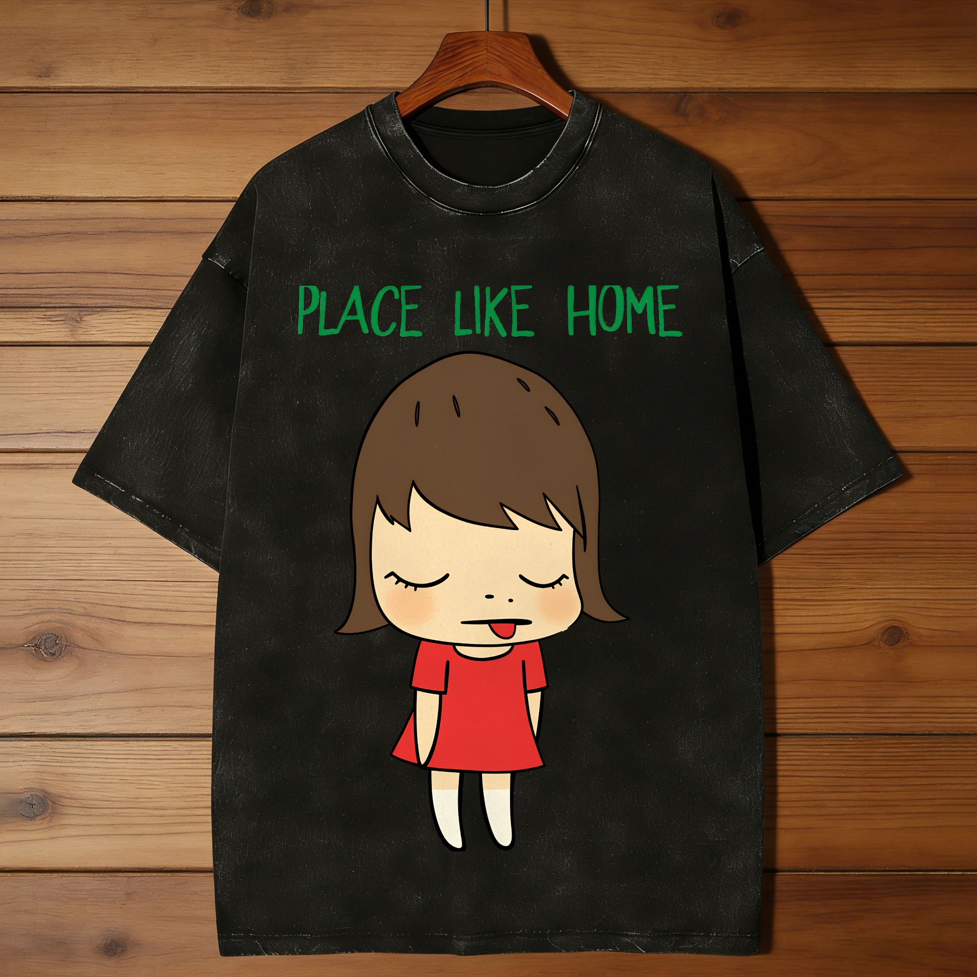 Summer Clothing Places - Новинка: Мужская футболка Yoshitomo Nara Place