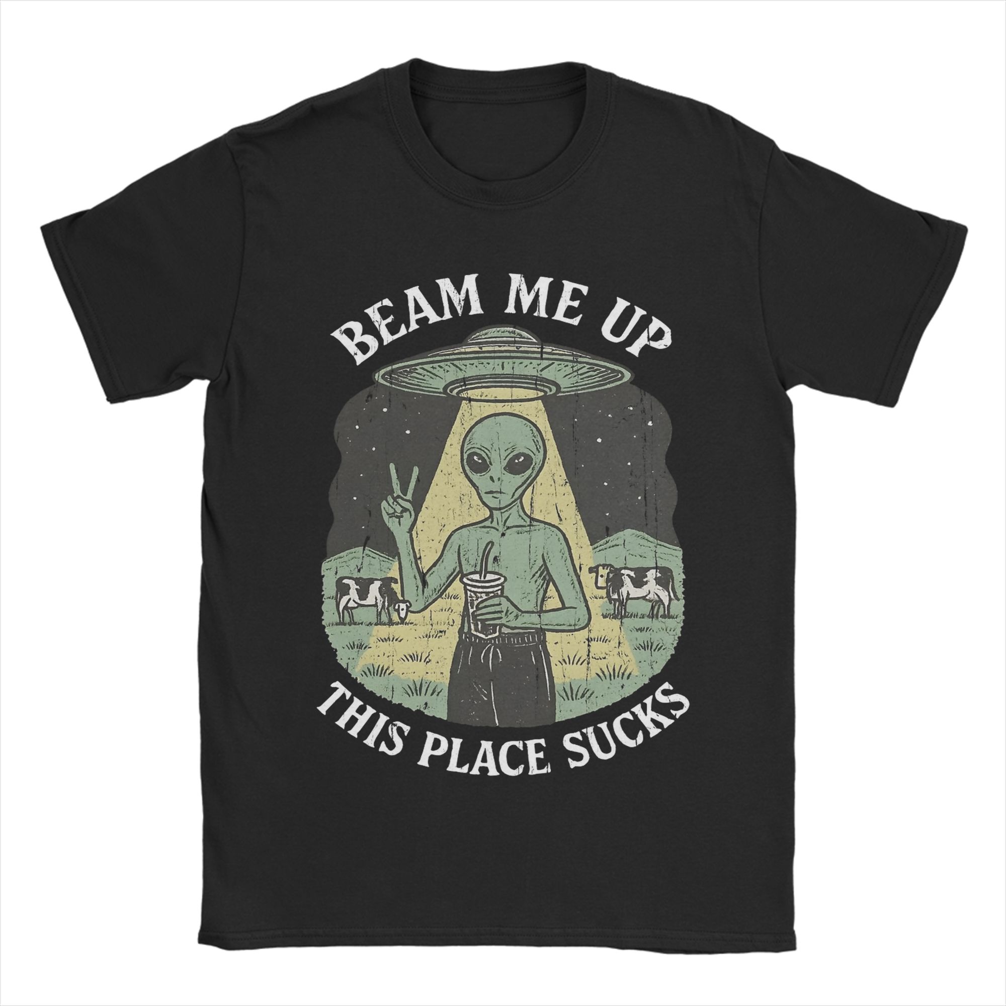 Summer Clothing Places - Забавная футболка Beam Me Up This