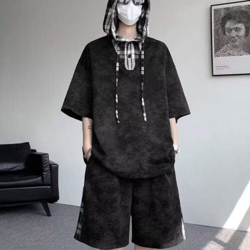 Summer Clothing In Japan - Мужской спортивный комплект больших размеров M-8XL: