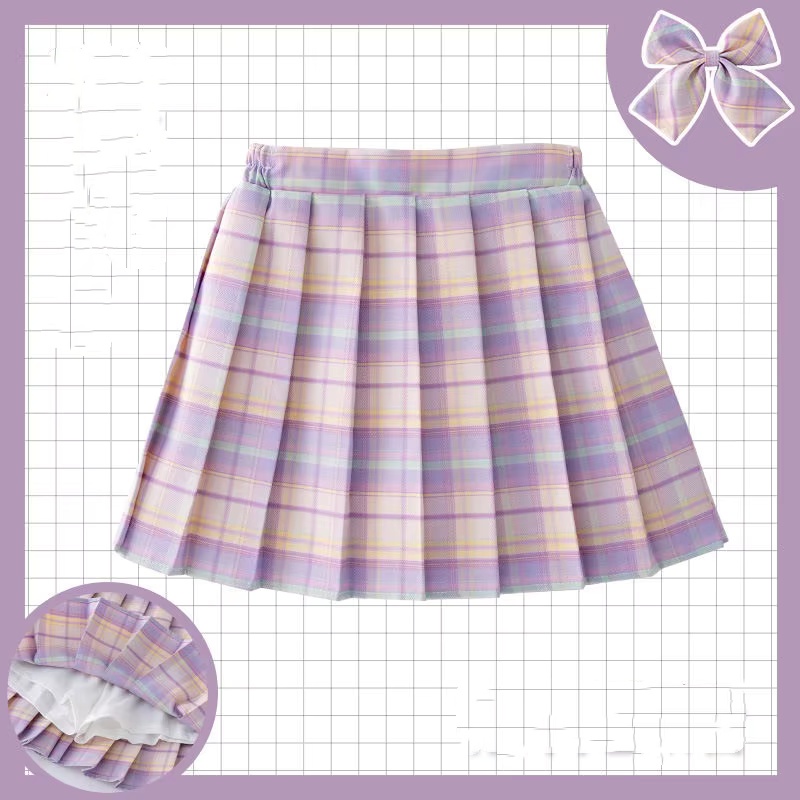 Summer Clothing Teen Girls - Детская клетчатая юбка, детская одежда в