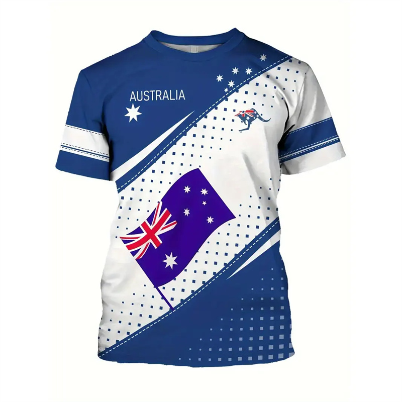 Summer Clothing Australia - Футболка с национальным австралийским флагом для