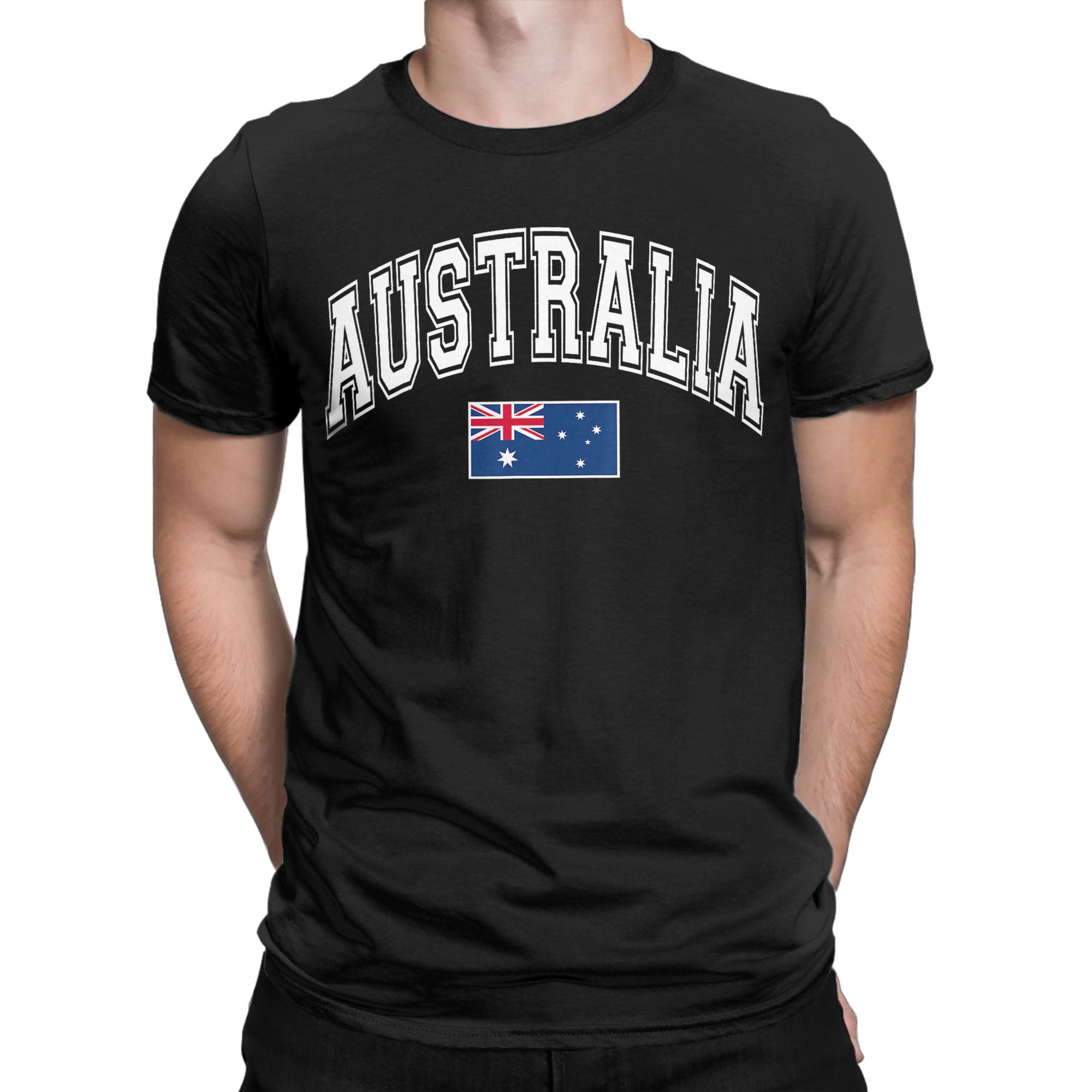 Summer Clothing Australia - Мужская футболка с австралийским флагом, оригинальная,