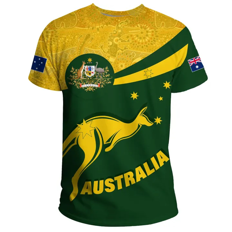 Summer Clothing Australia - Футболки с 3D-принтом флага Австралии для
