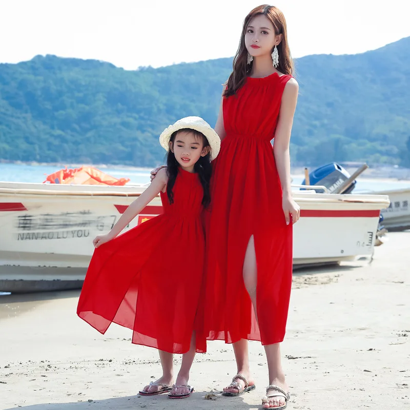Платье для мамы и девочки, оди – обзор и цена Summer Clothing Looks