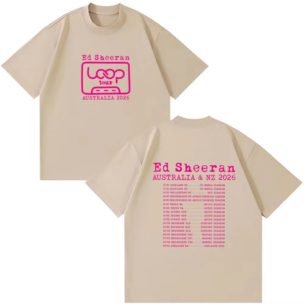 Футболки Ed Sheeran Loop Tour  – обзор и цена Summer Clothing Australia