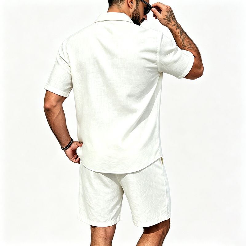 Мужской льняной комплект из дв – обзор и цена Summer Clothing Linen