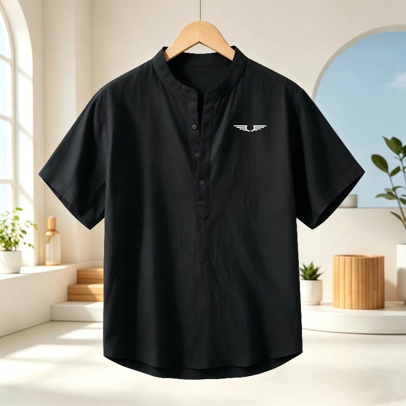 Мужская рубашка с коротким рук – обзор и цена Summer Clothing Linen
