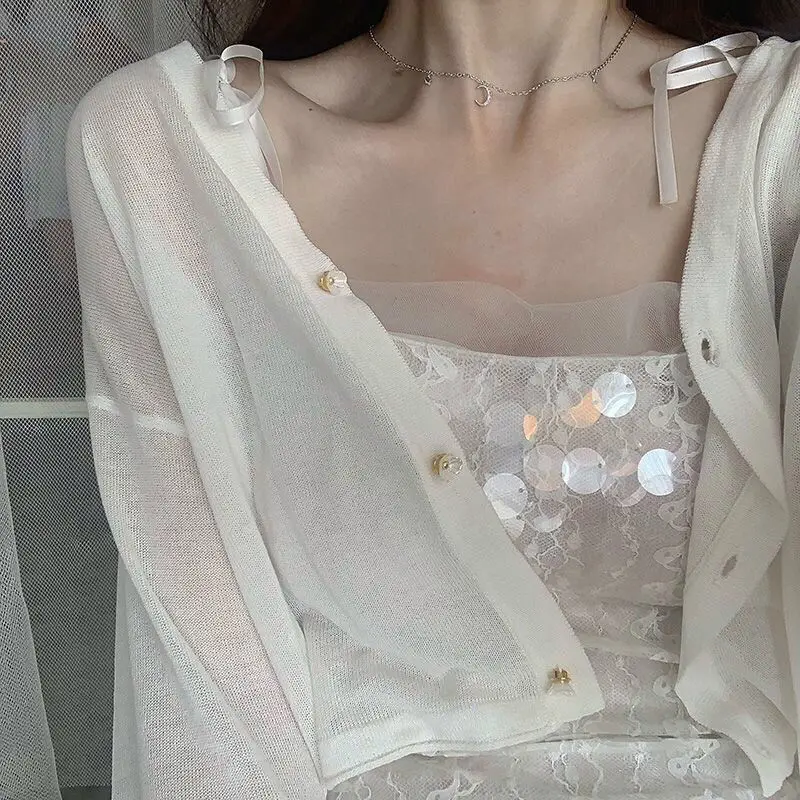 Вязаный кардиган, пальто, Солн – обзор и цена Summer Light Clothing