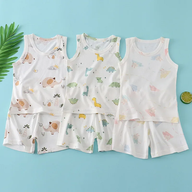 Детский комплект из бамбуковог – обзор и цена Summer Clothing Newborn