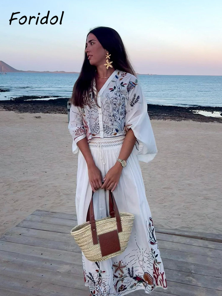 Foridol морской оргазм с вышив – обзор и цена Summer Clothing Linen