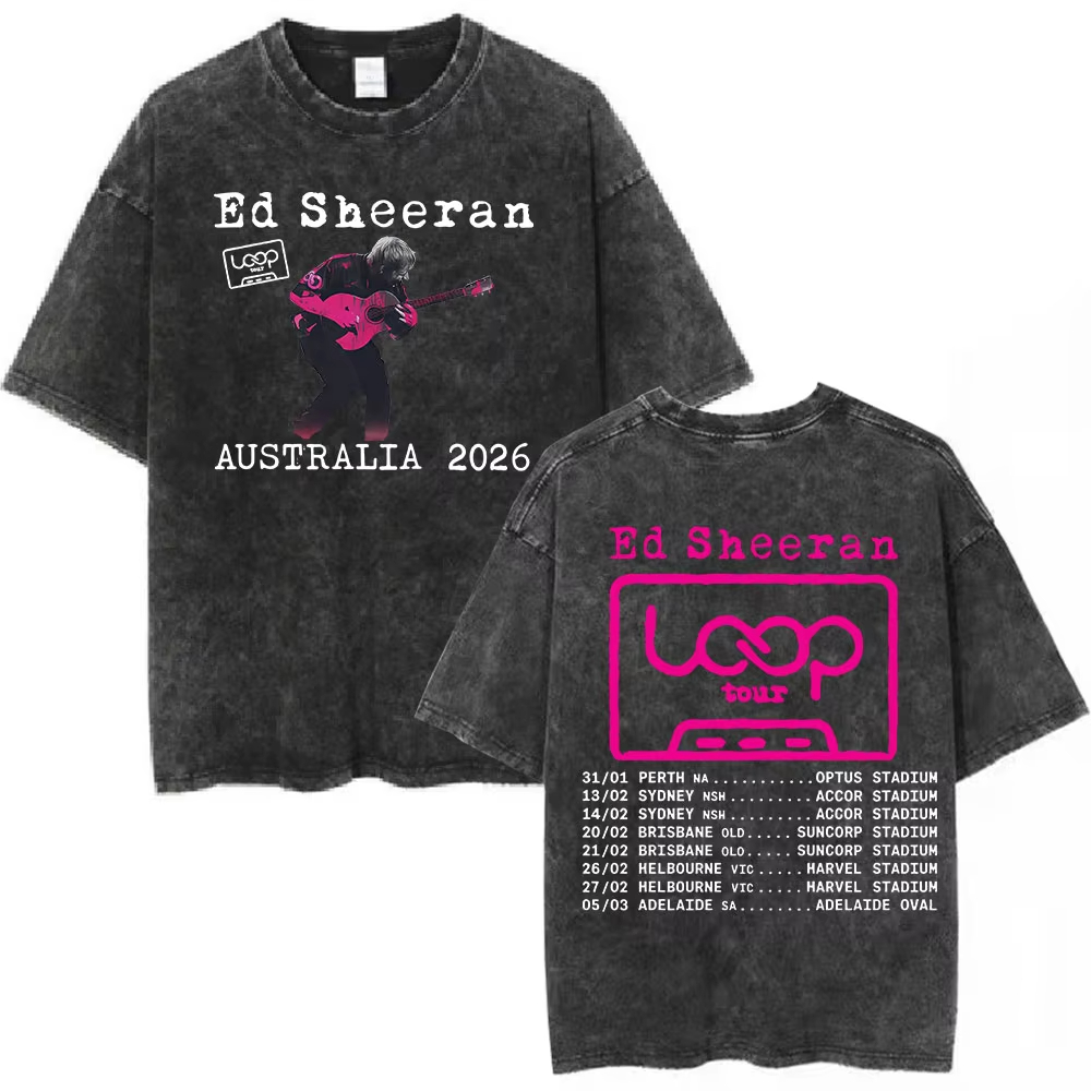 Футболка Ed Sheeran Loop Tour  – обзор и цена Summer Clothing Australia