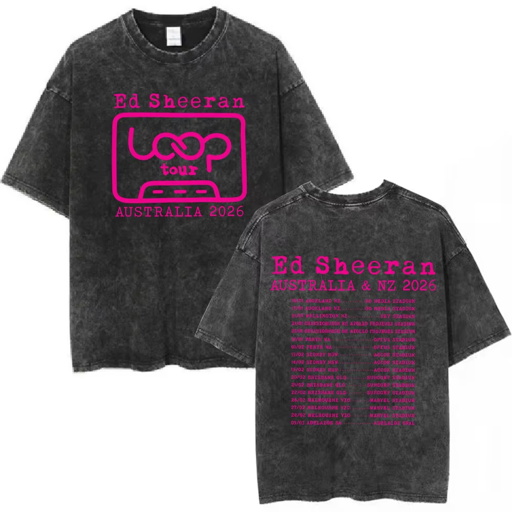 Футболка Ed Sheeran Loop Tour  – обзор и цена Summer Clothing Australia