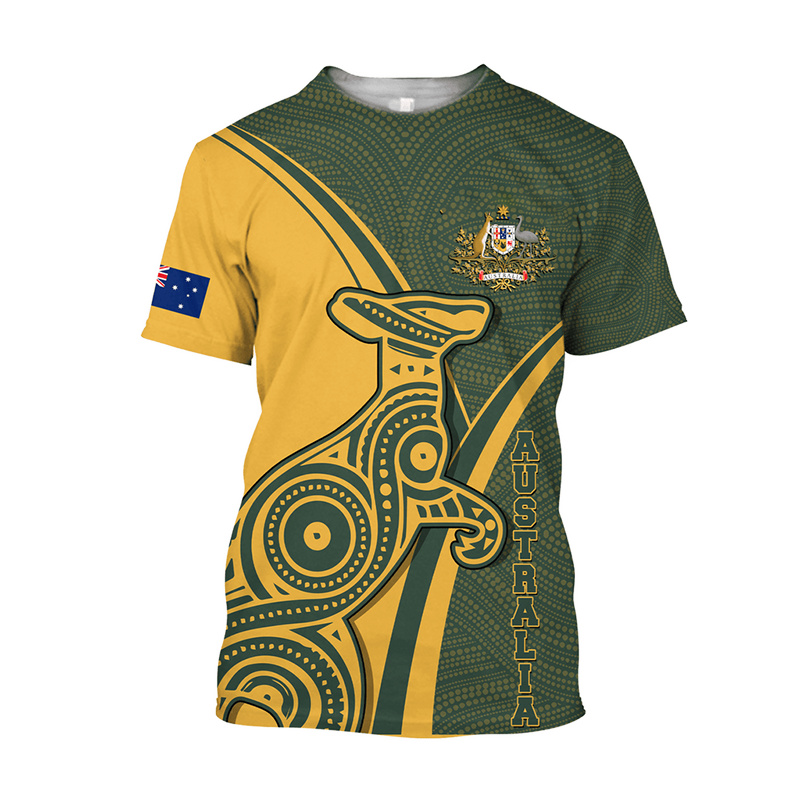 Футболка с 3D-принтом «Кенгуру – обзор и цена Summer Clothing Australia