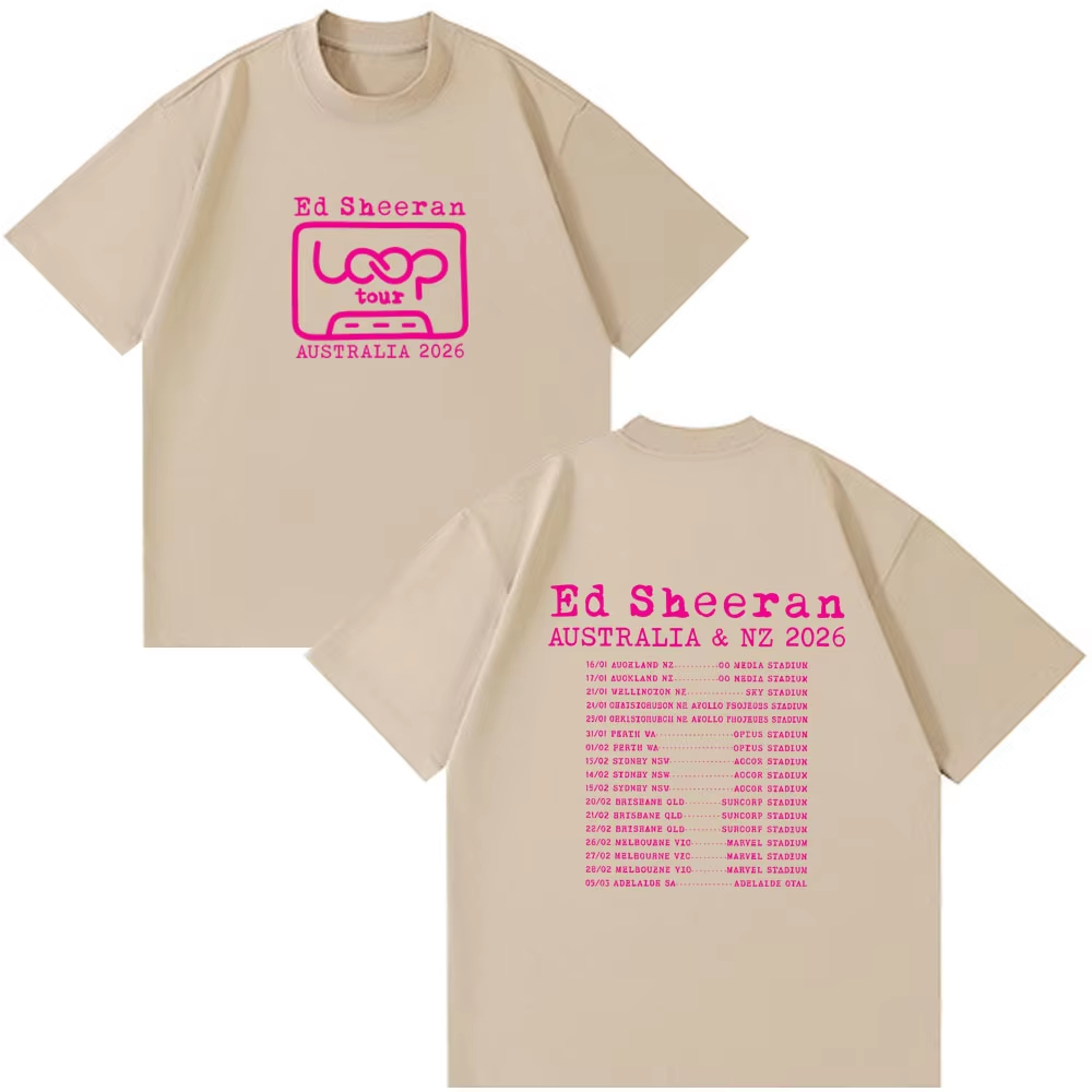 Футболки Ed Sheeran Loop Tour  – обзор и цена Summer Clothing Australia