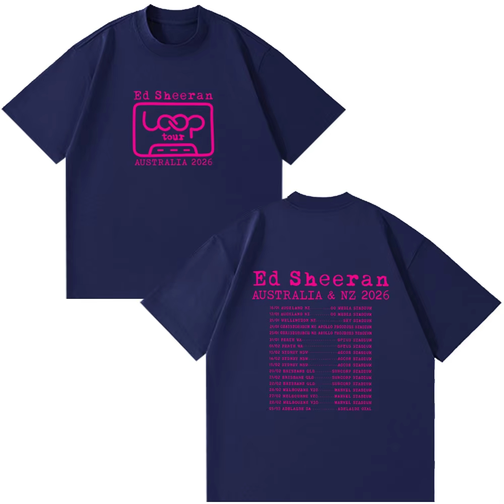 Футболки Ed Sheeran Loop Tour  – обзор и цена Summer Clothing Australia