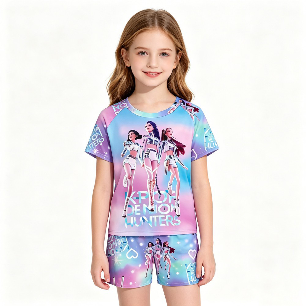 Новый комплект детской пижамы  – обзор и цена Summer Clothing Teen Girls