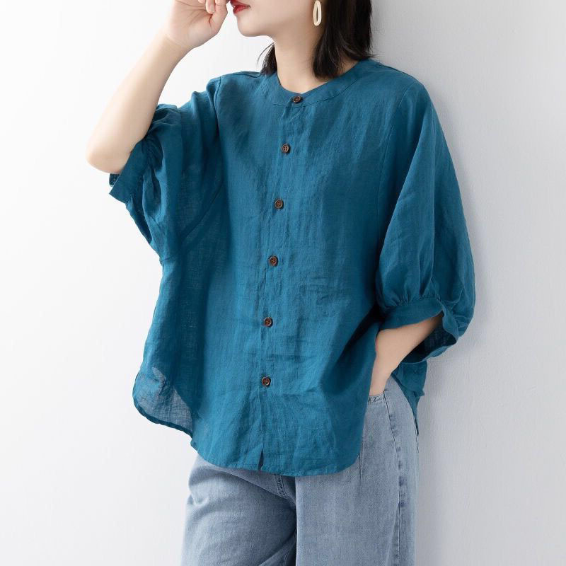 Хлопково-льняная рубашка, женс – обзор и цена Summer Clothing Linen
