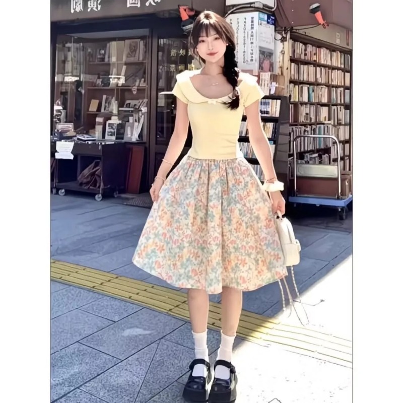Японско-корейский женский летн – обзор и цена Summer Clothing In Japan