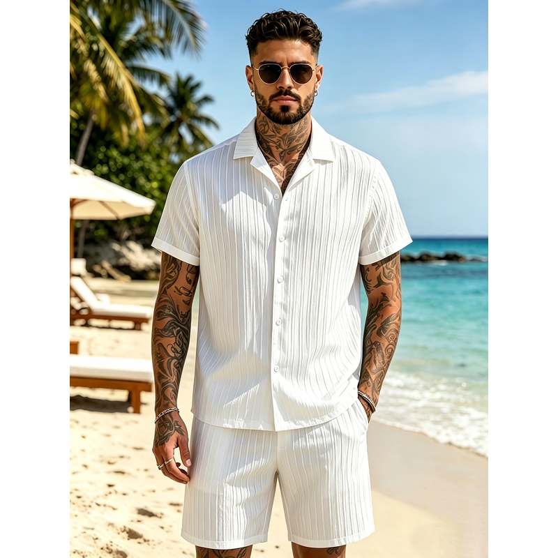 Мужской летний повседневный ко – обзор и цена Summer Clothing Vacation