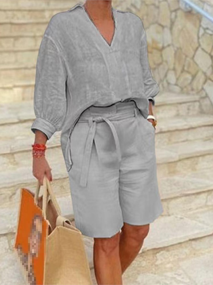 Женские костюмы, элегантный ст – обзор и цена Summer Clothing Linen
