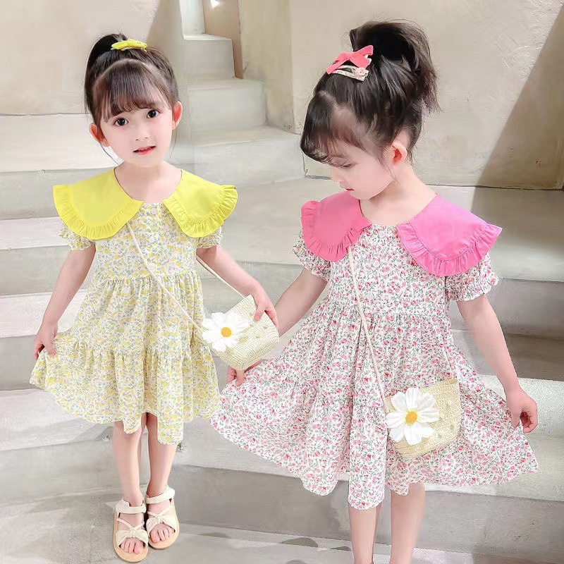 2 шт., летнее желтое Цветочное – обзор и цена Summer Clothing Teen Girls